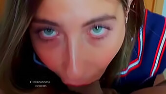 A Stunning Girl With Mesmerizing Eyes Gives Me A Blowjob And I Ejaculate On Her Face