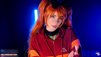 Asuka Langley Dostává Divoký Orální Sex A Creampie V Evangelion