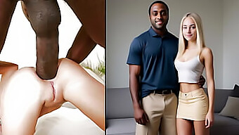 ¡Sexo interracial grupal con un negro bien dotado que penetra el trasero de mi impresionante esposa!