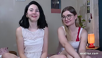 Freshman German Teen Enjoys Lesbian Strap-On Sex With Partner