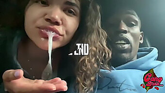 Sexe oral interracial en bord de route avec Naudi Nala