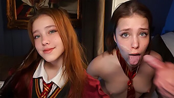 Nicole's fiery red hair and youthful energy captivate Harry Cocker in this BDSM encounter