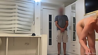 My Wife'S Seduction Of The Delivery Man Caught On Camera