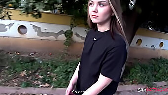 Russian Beauty Gets Stuck In A Tree And Laughs It Off [Hd]