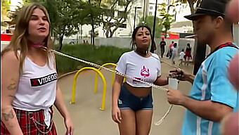 Promenade De Sao Paulo Avec Des Femmes Soumises En Remorque